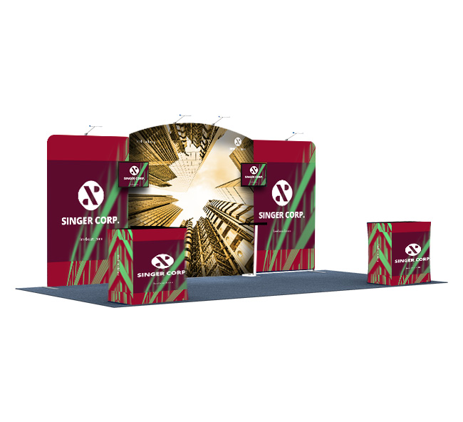 20 Ft Trade Show Booth - Design 5