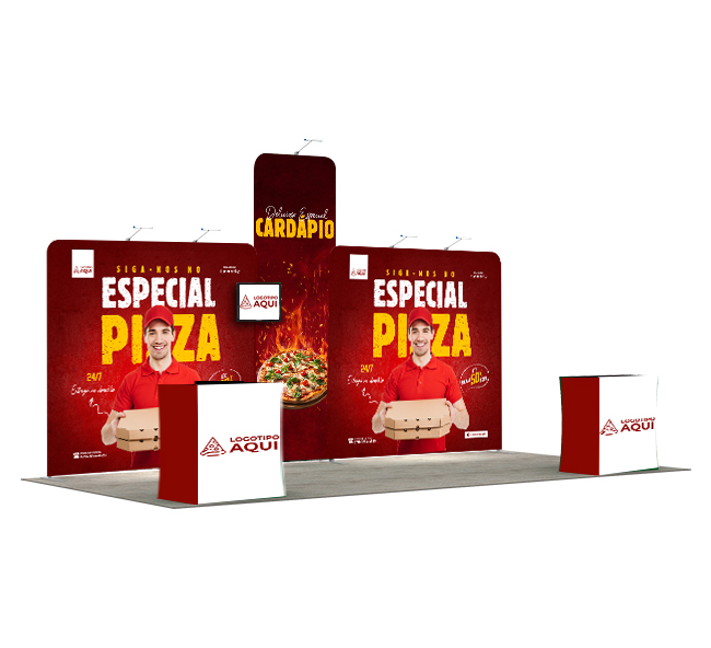 20 Ft Trade Show Booth - Design 6