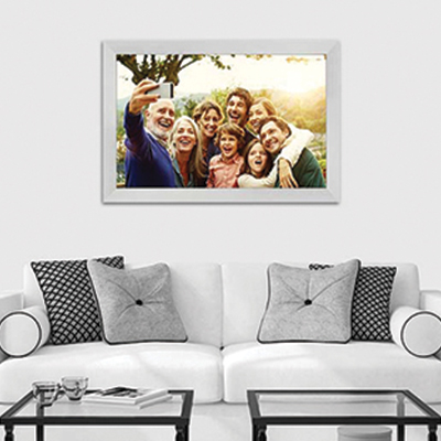 Satin White Photo Frame