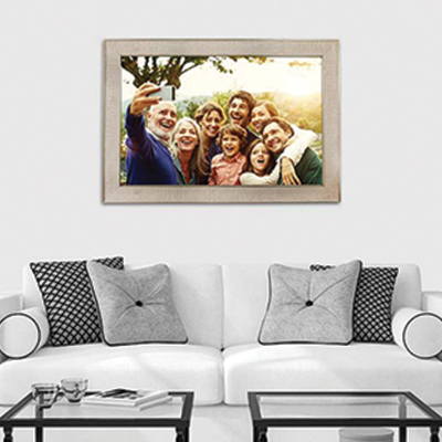 Silver Wave Photo Frame