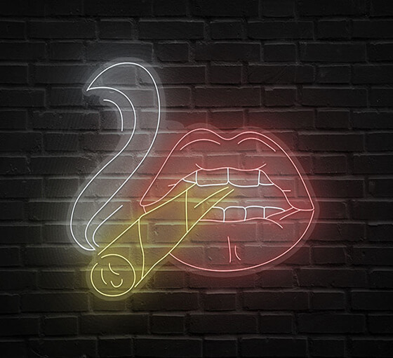 Cigarette Led Neon Sign