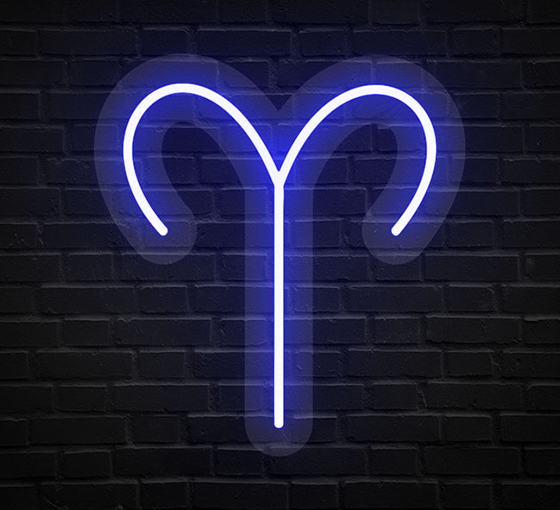 Aries Neon Sign