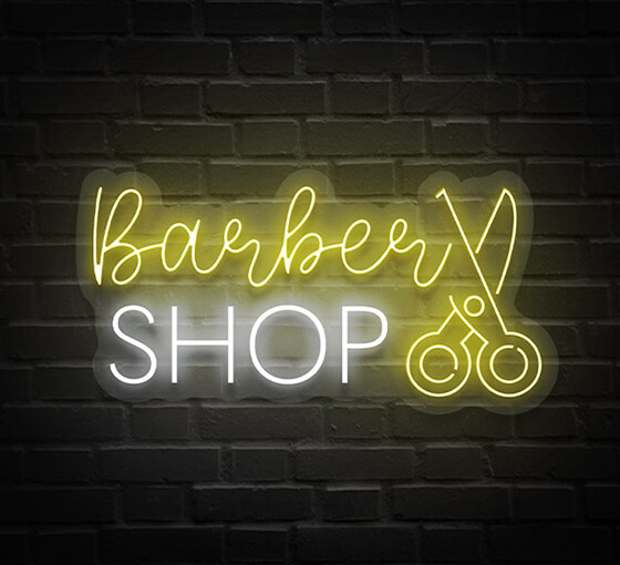 Barber Shop Neon Sign