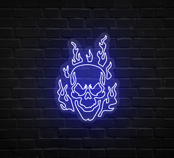 Skull Neon Sign