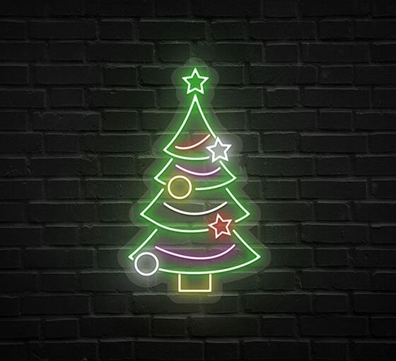 Christmas Tree Neon Sign