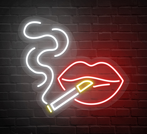 Cigarette Neon Sign