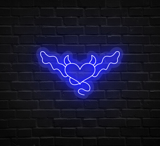 Demon Neon Sign