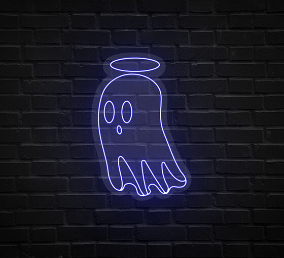 Ghost Neon Sign