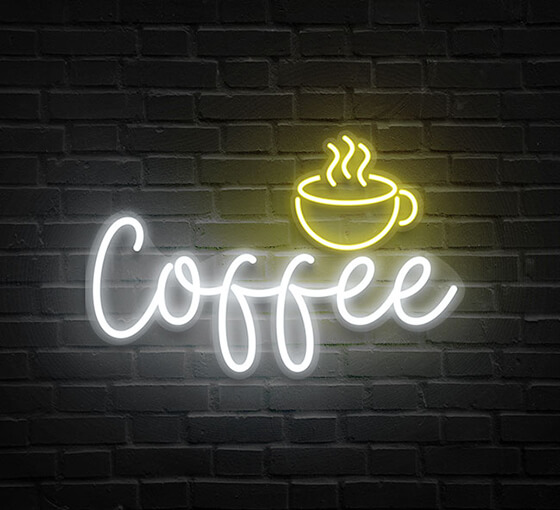 Hot Coffee Neon Sign