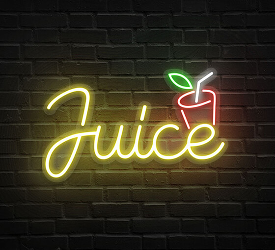 Juice Bar Neon Sign