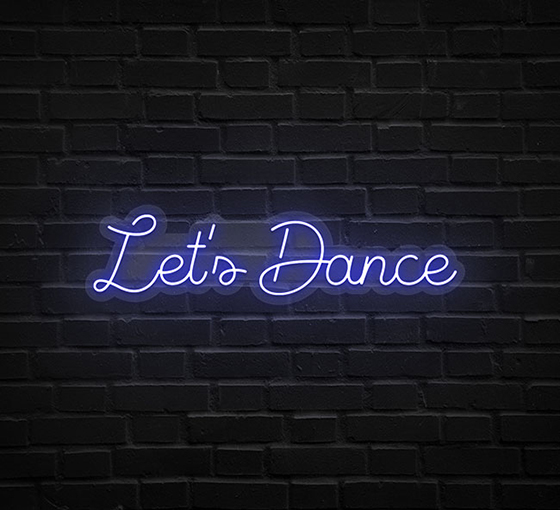 Let's Dance Neon Sign