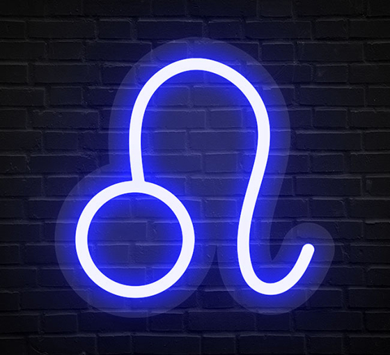 Leo Neon Sign