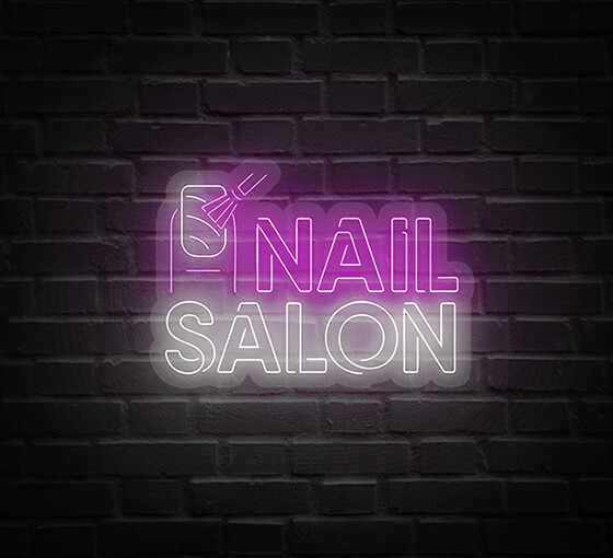 Nail Salon Neon Sign