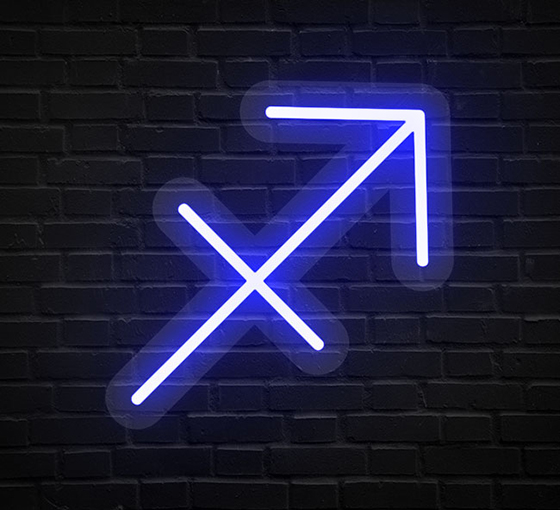 Sagittarius Neon Sign