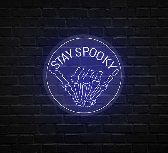 Stay Spooky Neon Sign