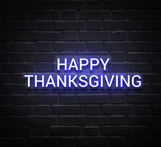 Thanksgiving Neon Sign