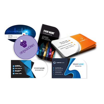 Die Cut Visiting Cards