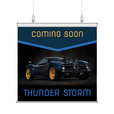 Hanging Clamp Bar Banner