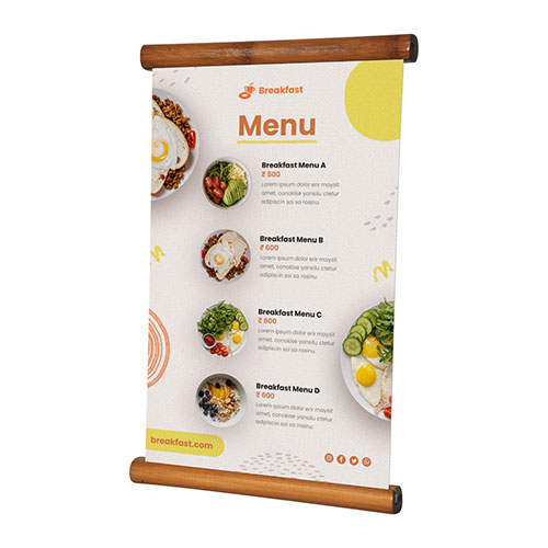 L Mini Table Top Banner Stands