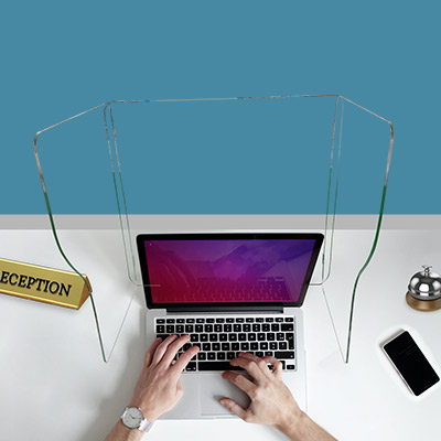 Reception Desk Sneeze Guard