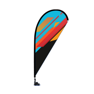 Suction cup Flag - Teardrop