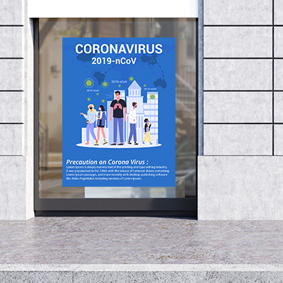 Vinyl Precaution Posters 