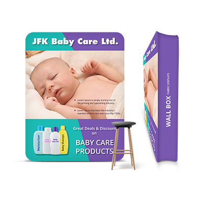 Wall Box Fabric Displays