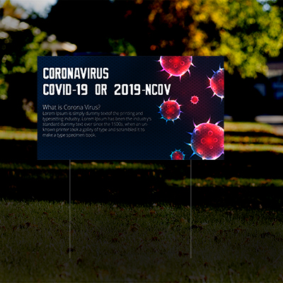 HIP Reflective Yard Advisory Signs