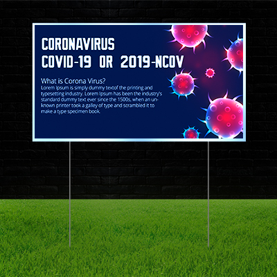 Reflective Yard Advisory Signs