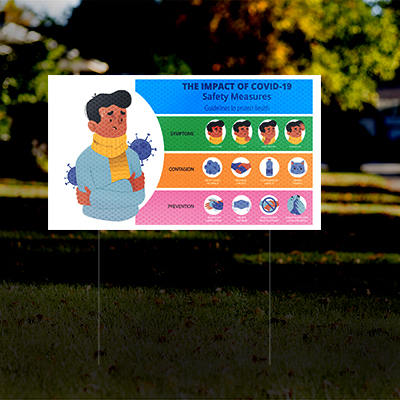 HIP Reflective Yard Safety Signs