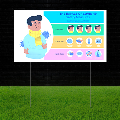 Reflective Yard Safety Signs