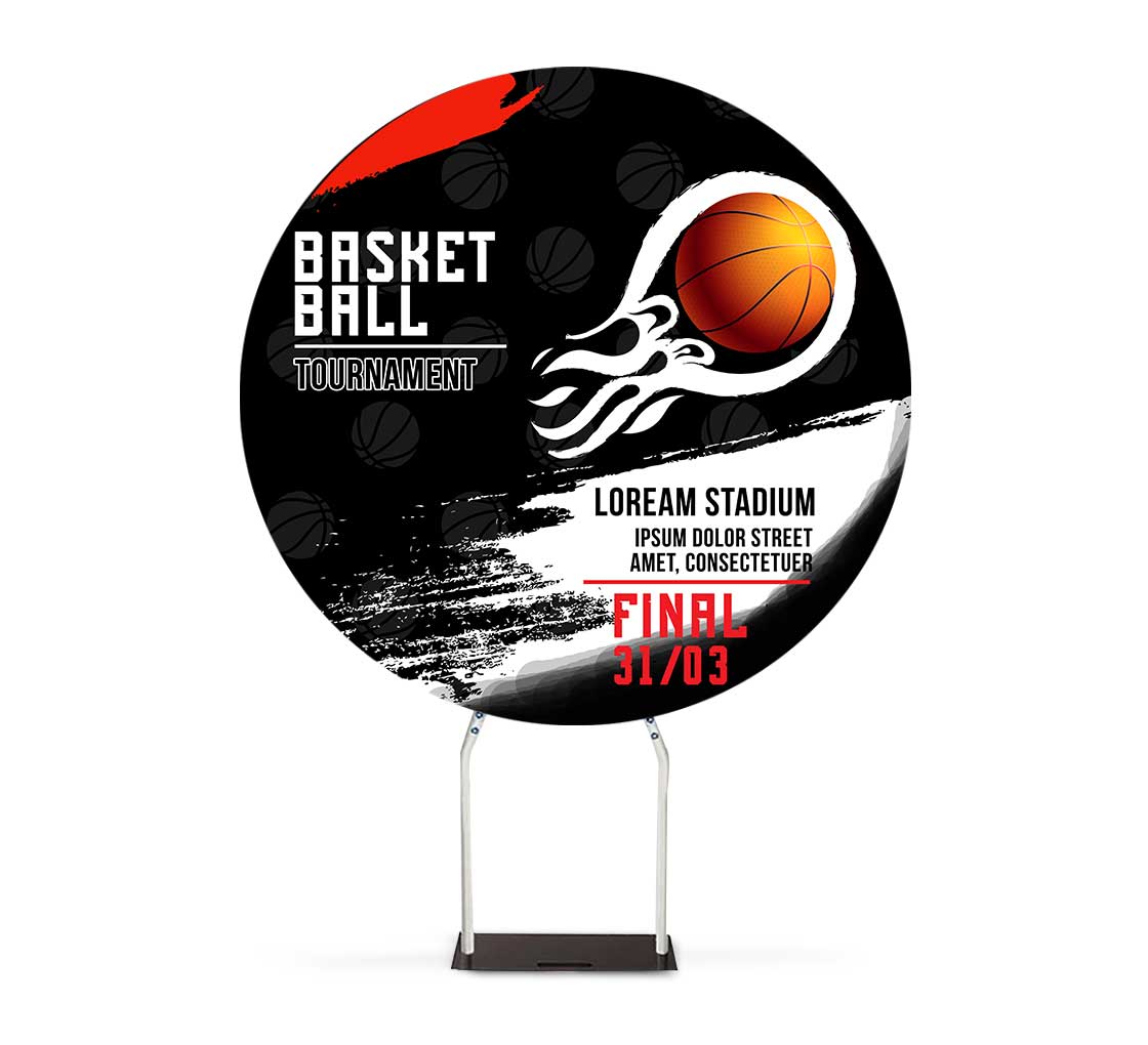 Round Shaped Backdrop