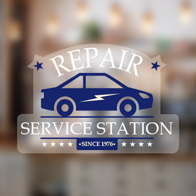 Clear Front Adhesive Die-Cut Static Clings