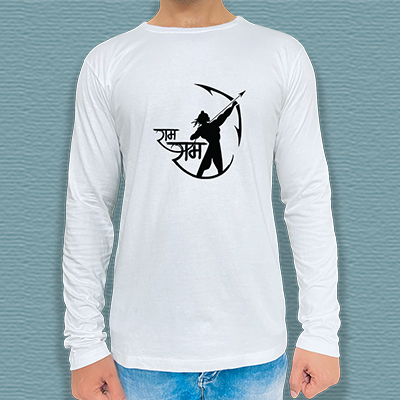 Custom Printed Long Sleeves T-Shirt - Round Neck