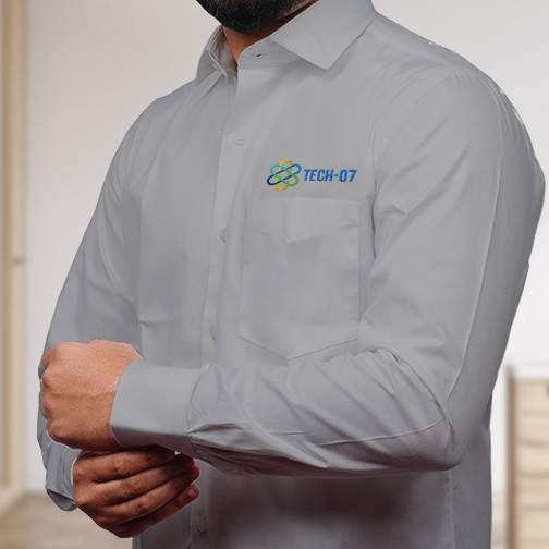 Custom Dress Shirt – Grey