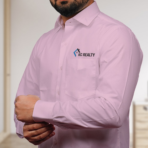 Custom Dress Shirt – Pink