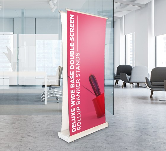 Double Sided Retractable Banner Stands
