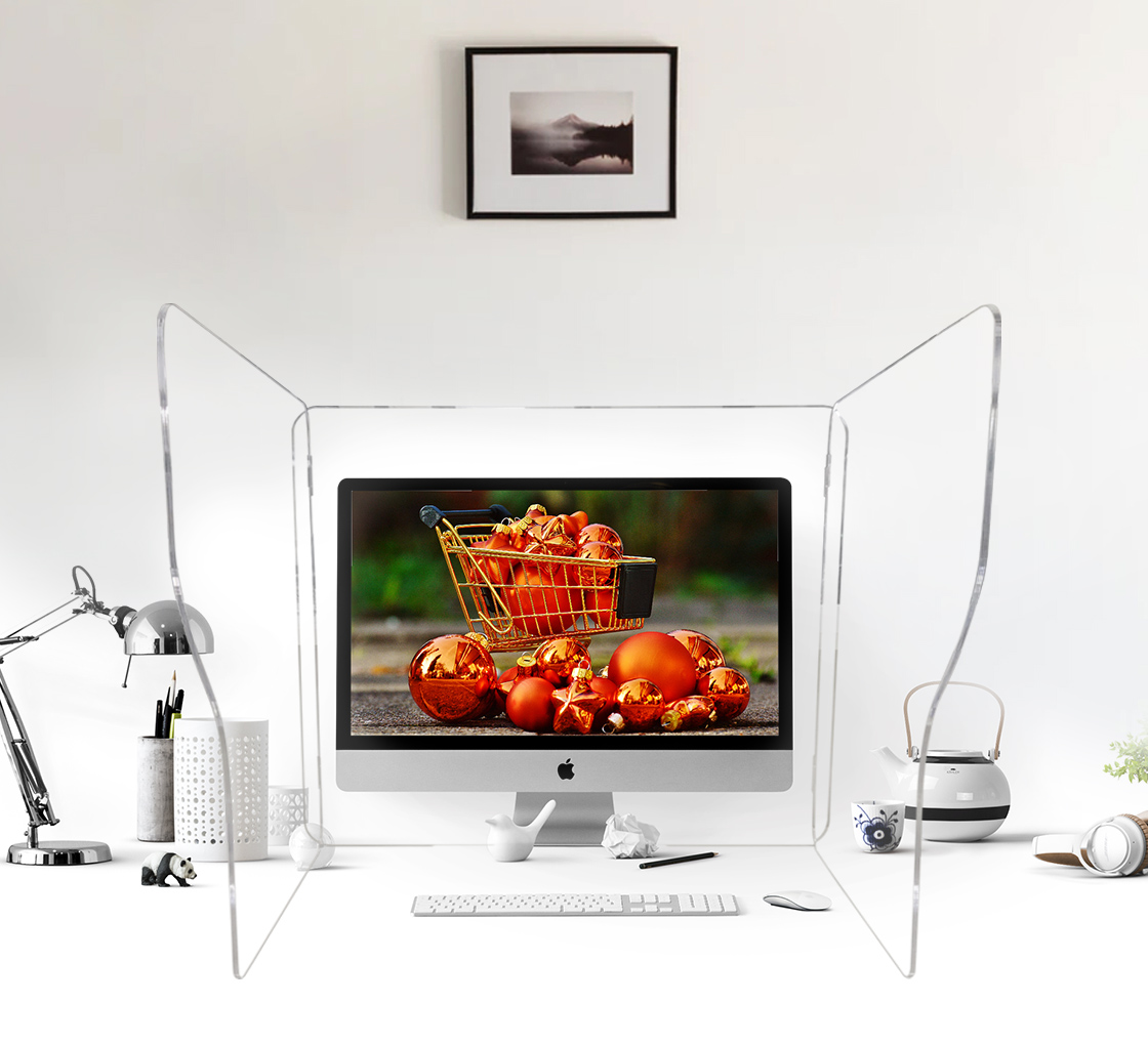 Desktop Sneeze Guard