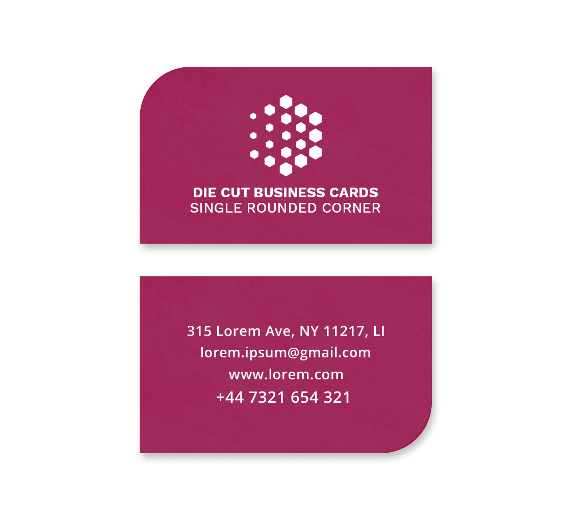 Die-Cut Business Cards