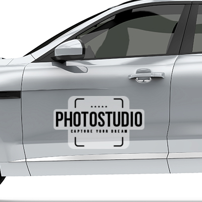 Die-Cut Car Decals / Stickers (Clear)