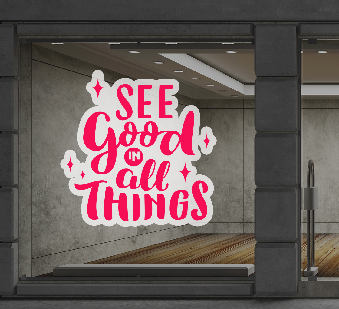 Die-Cut Frosted Decals