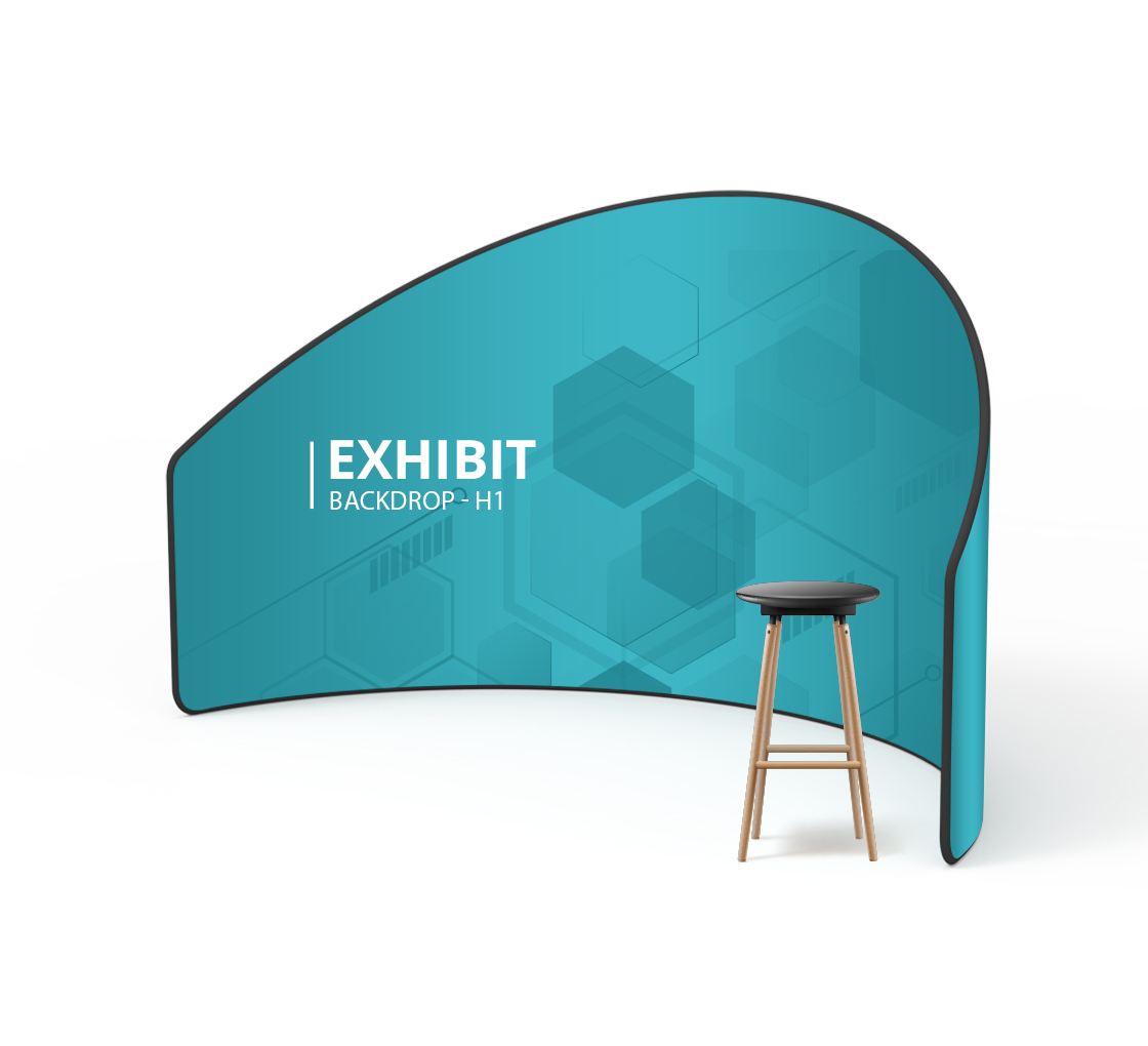10 ft Exhibit Backdrop H1