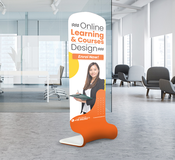 Fabric Display Stand Snake B