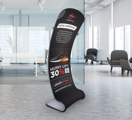 Fabric Display Stand Snake C