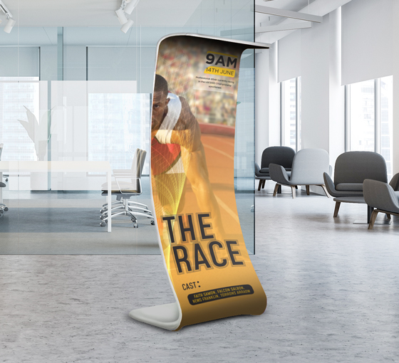 Fabric Display Stand Snake D