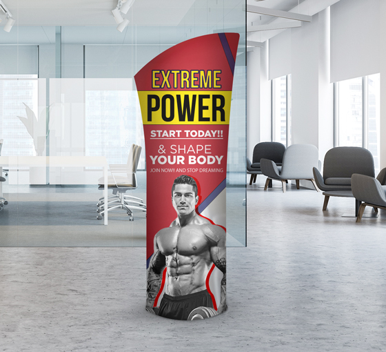 Fabric Display Stand Tower B