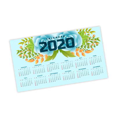 Flat Pocket Calendars