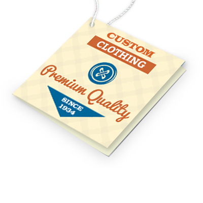 Folded Hang Tags