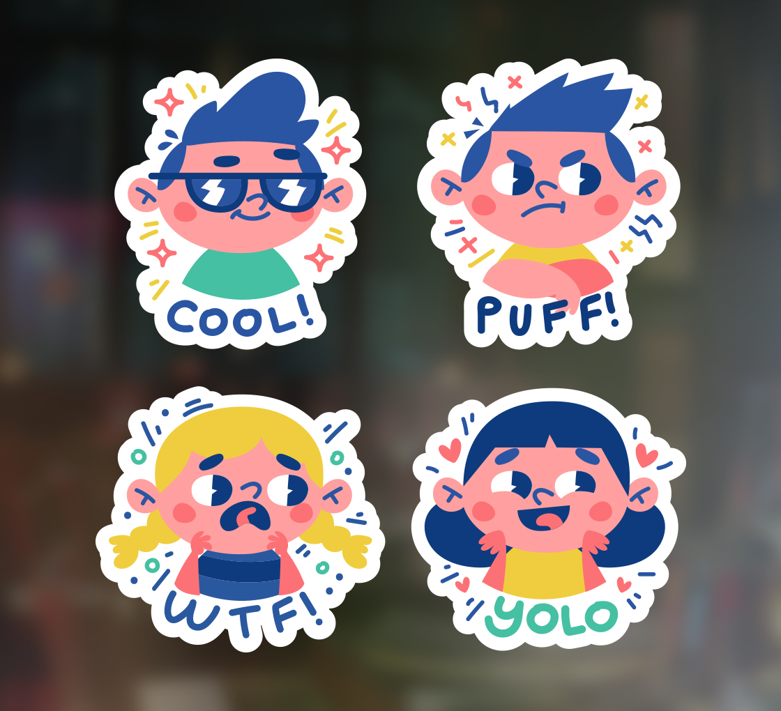 Opaque Die-Cut Static Clings