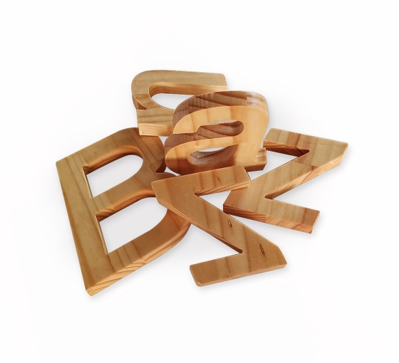 Pinewood Letters and Numbers